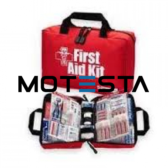 FIRST AID BOX WITH EQUIPMENT