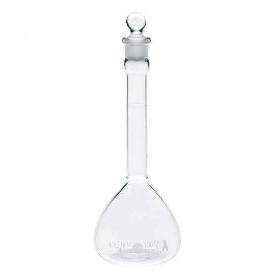 Volumetric Flask With Glass Stopper