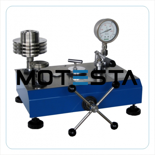 Dead Weight Pressure Gauge Calibrator Tester