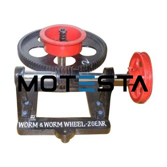 Driving and Driven Machines Engineering Worm and Wheel Apparatus