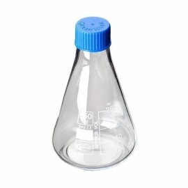 School Lab Flask Erlenmeyer with Screw Cap