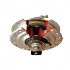 Cut Section Model Of Disc Brake System Two Wheeler