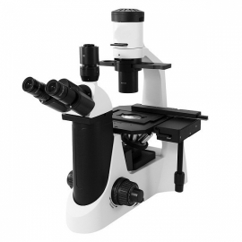 School Lab Trinocular Inverted Microscope with Plan Achromat Objectives